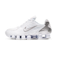 Nike Shox TL White Metallic Silver