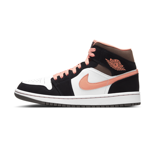 Jordan 1 Mid Peach Mocha (Women's)