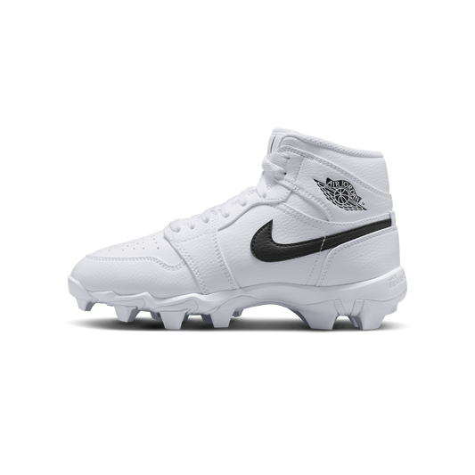 Jordan 1 Mid Cleat White Black (GS)