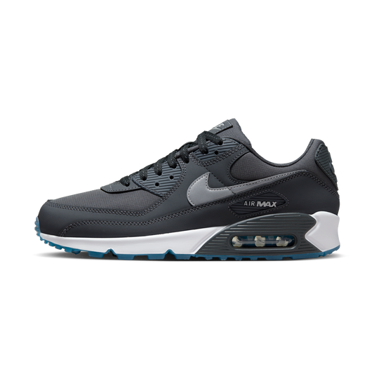 Nike Air Max 90 Reflective Swoosh Anthracite Industrial Blue