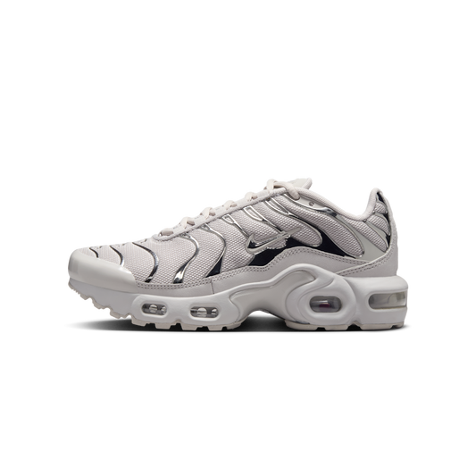 Nike Air Max Plus Light Iron Ore Gym Red Smoke Grey Metallic Silver (GS)