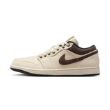 Jordan 1 Low Premium Pale Ivory Off Noir Baroque Brown