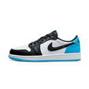 Jordan 1 Retro Low OG Black Dark Powder Blue (Women's)
