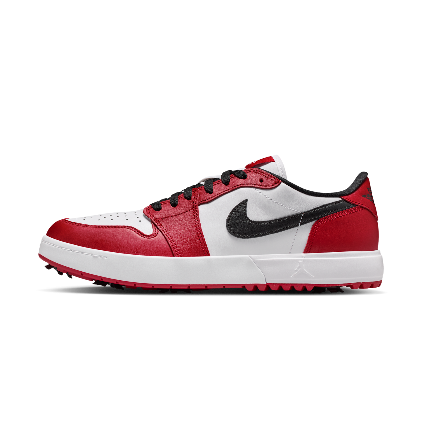 Jordan 1 Low Golf Spiked Varsity Red White Black