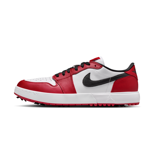 Jordan 1 Low Golf Spiked Varsity Red White Black