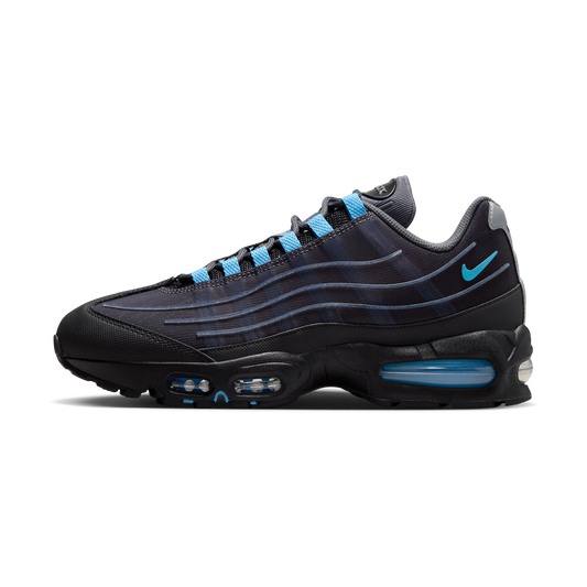 Nike Air Max 95 Big Bubble Tech Black University Blue