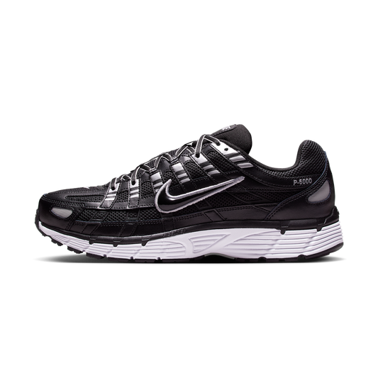 Nike P-6000 Black White Metallic Silver