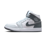 Jordan 1 Mid White Smoke Grey (Women's)