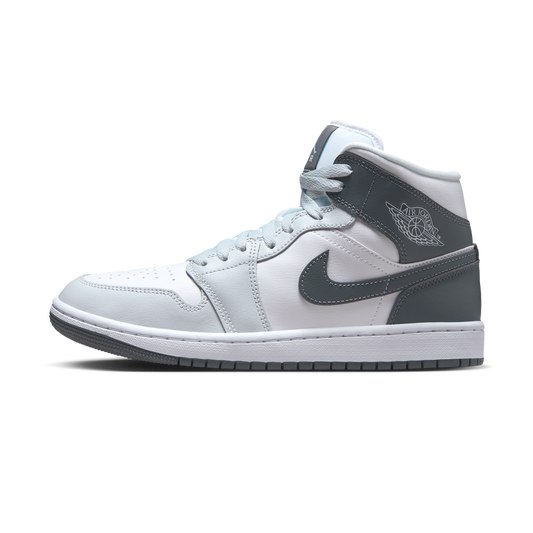 Jordan 1 Mid White Smoke Grey (Women's)