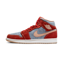 Jordan 1 Mid Denim Red