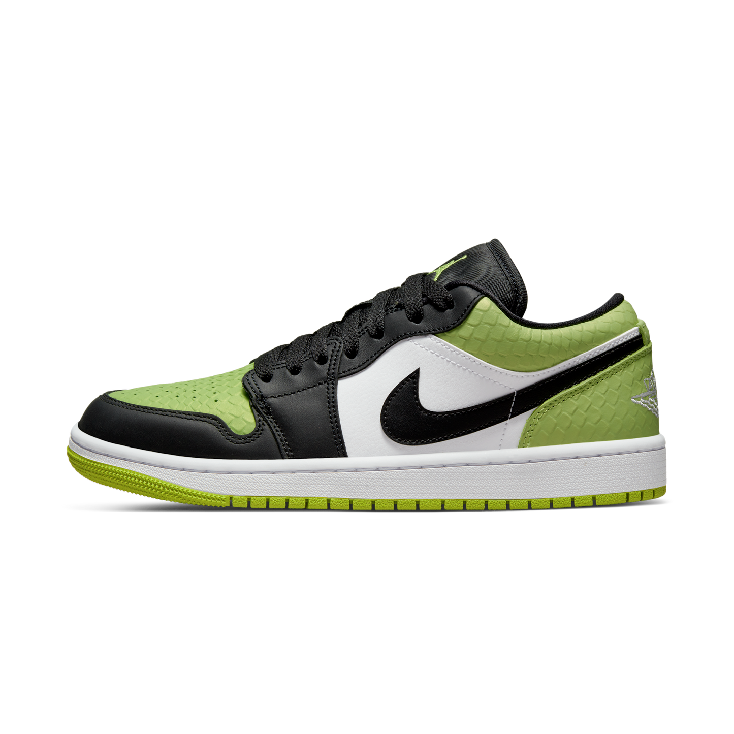 Jordan 1 Low Snakeskin Vivid Green (Women's)