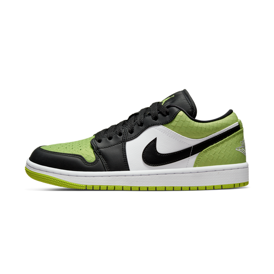 Jordan 1 Low Snakeskin Vivid Green (Women's)