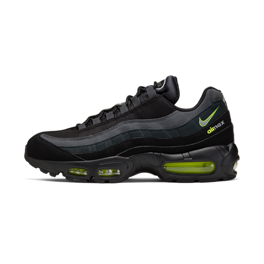 Nike Air Max 95 Retro Logo Black Grey Volt