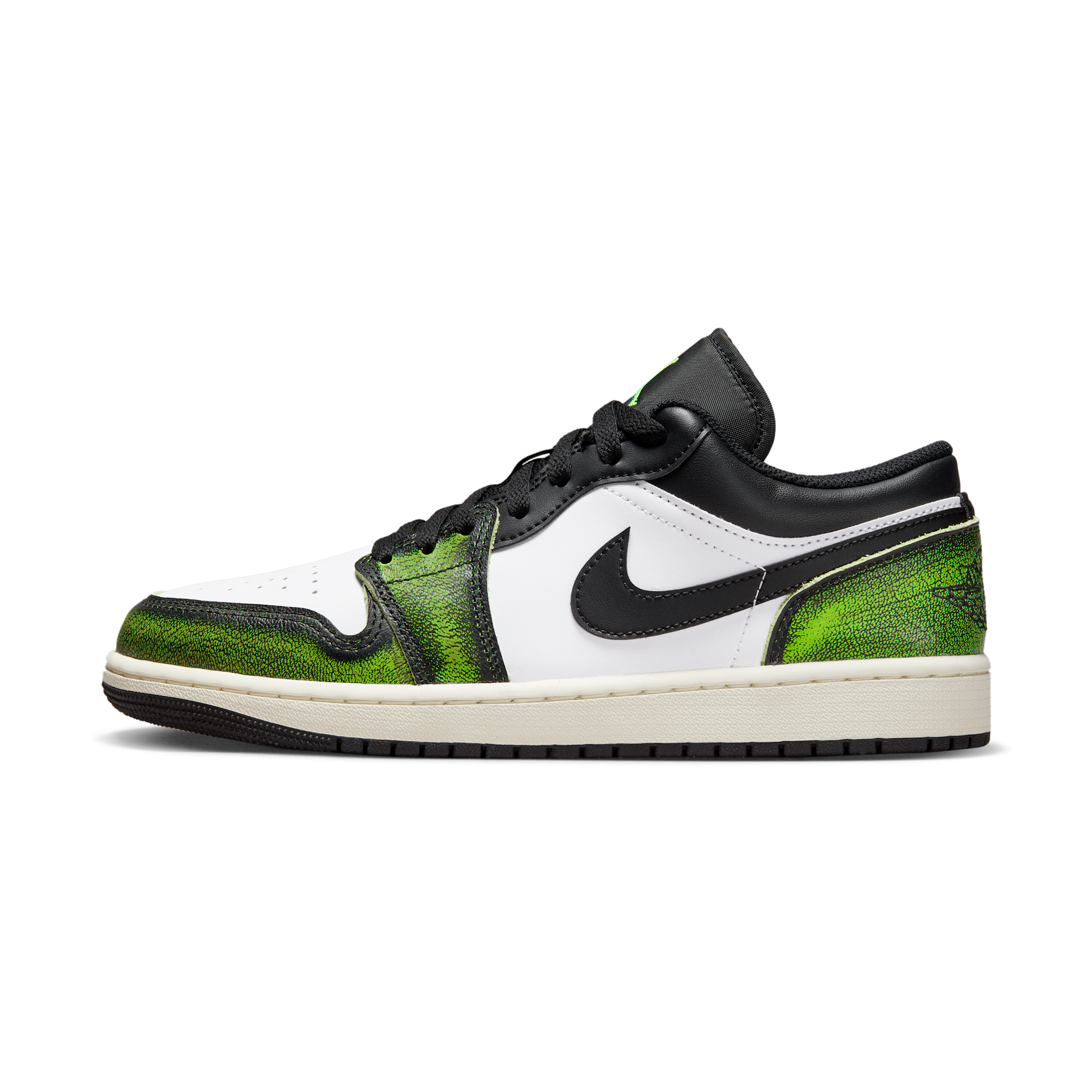 Jordan 1 Low Wear Away Electric Green