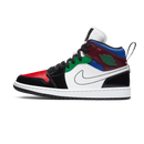 Jordan 1 Mid SE Black White Multi-Color (Women's)