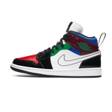 Jordan 1 Mid SE Black White Multi-Color (Women's)