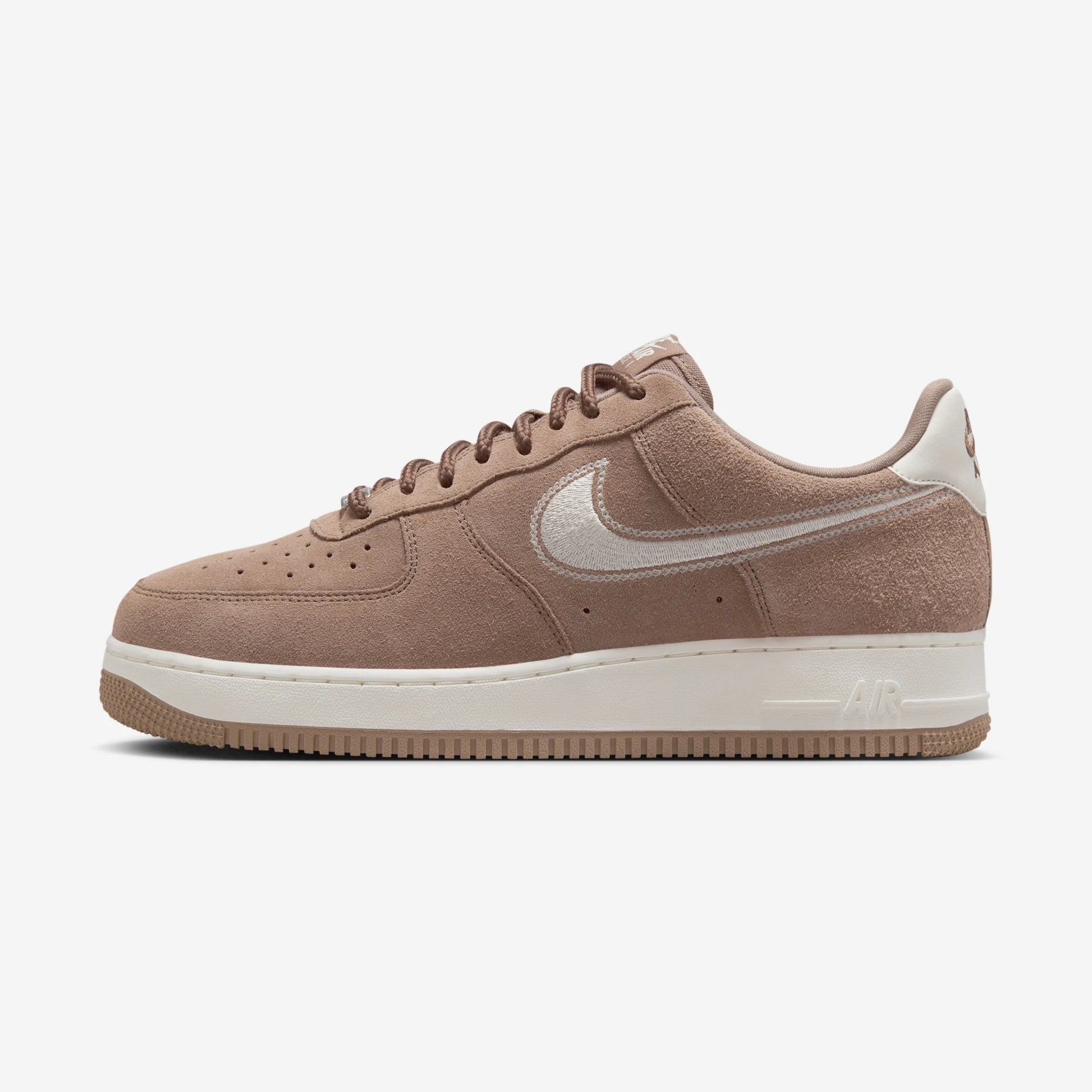 Nike Air Force 1 Low '07 LV8 Mink Brown Embroidered Swoosh
