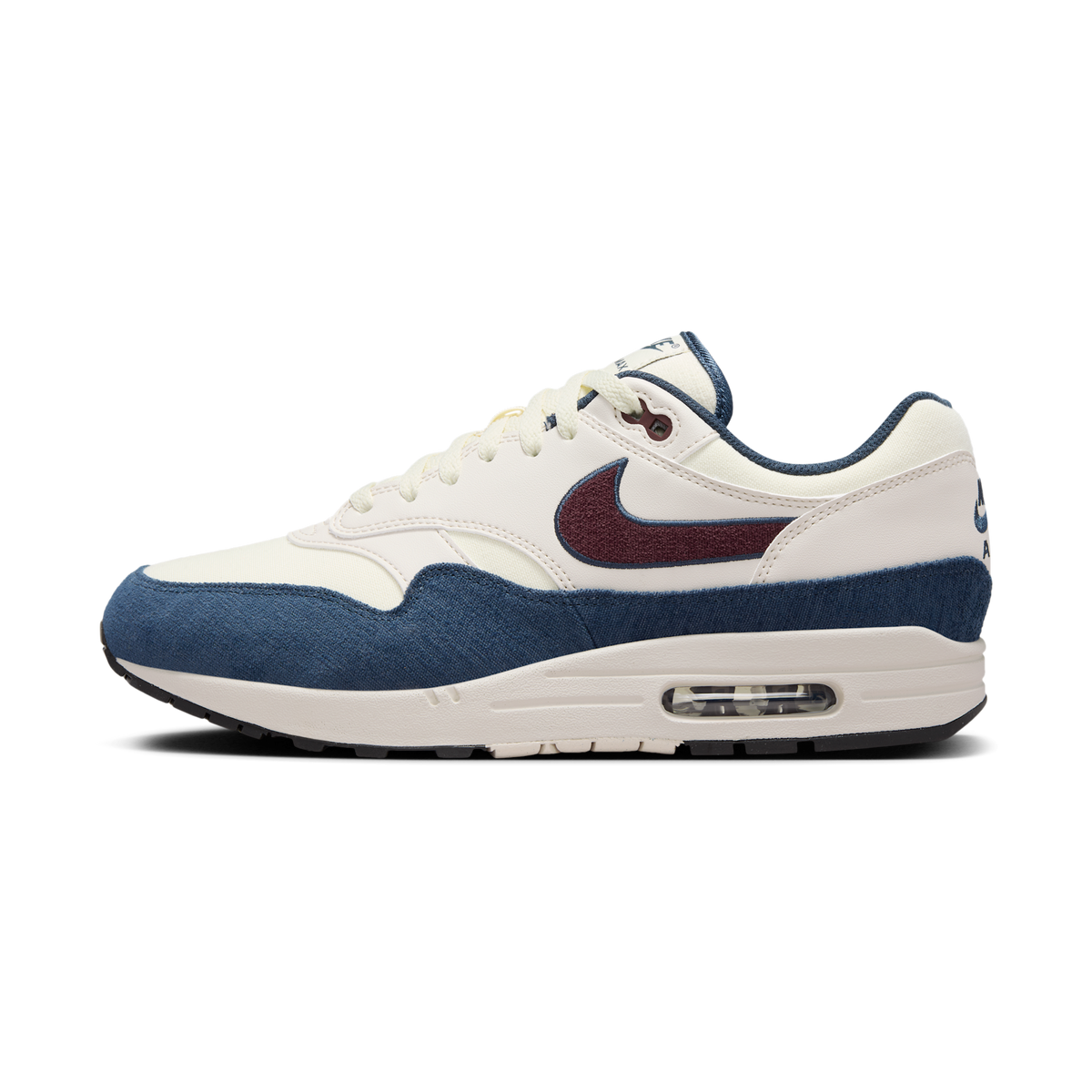 Nike Air Max 1 Coconut Milk Burgundy Crush Navy