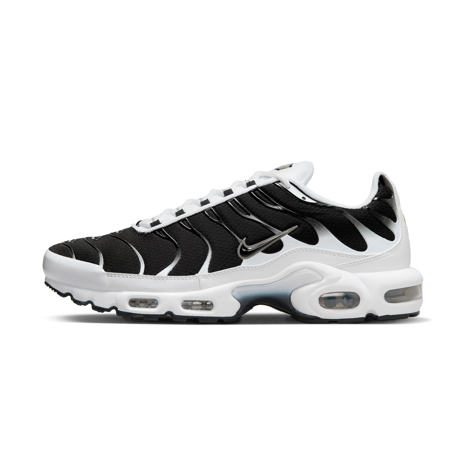 Nike Air Max Plus White Black Metallic Pewter