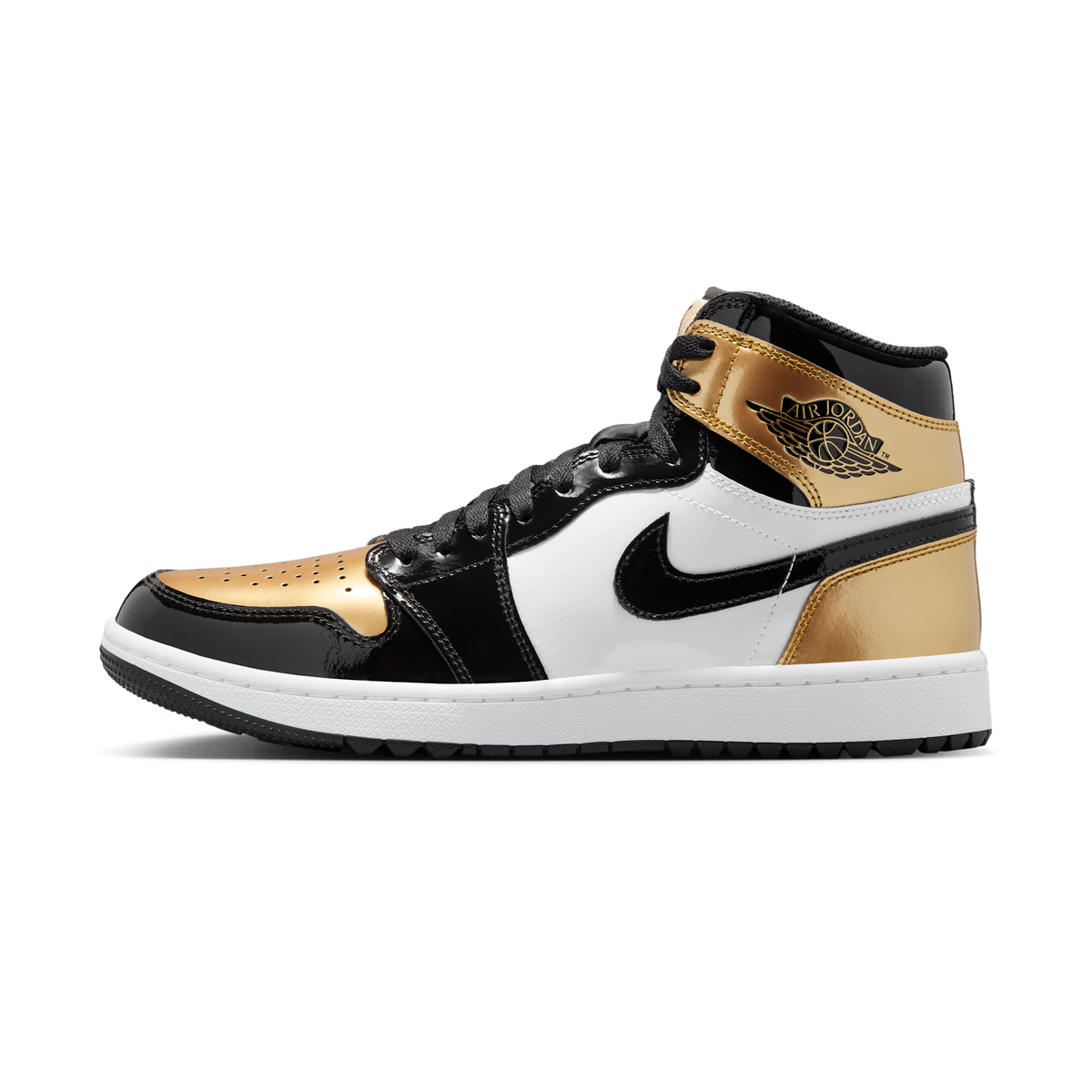 Jordan 1 Retro High Golf Patent Gold Toe