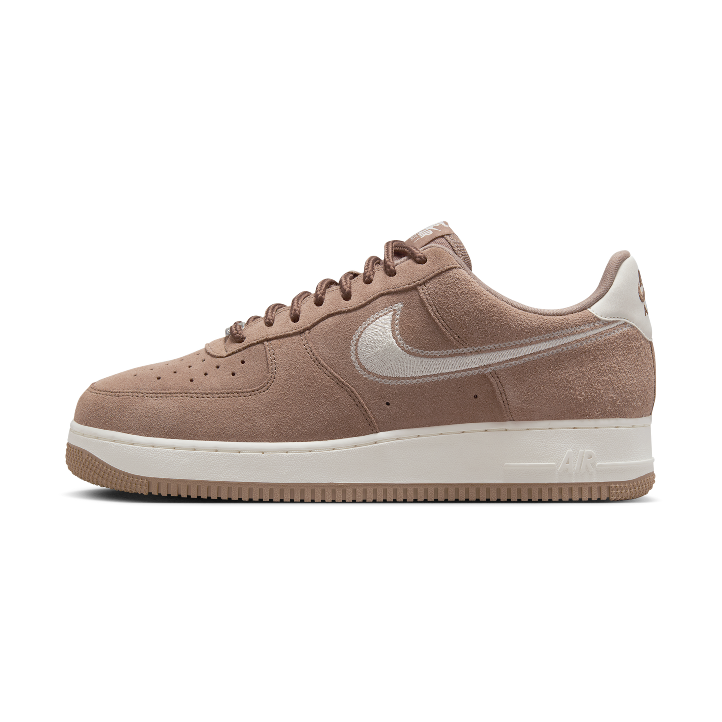 Nike Air Force 1 Low '07 LV8 Mink Brown Embroidered Swoosh
