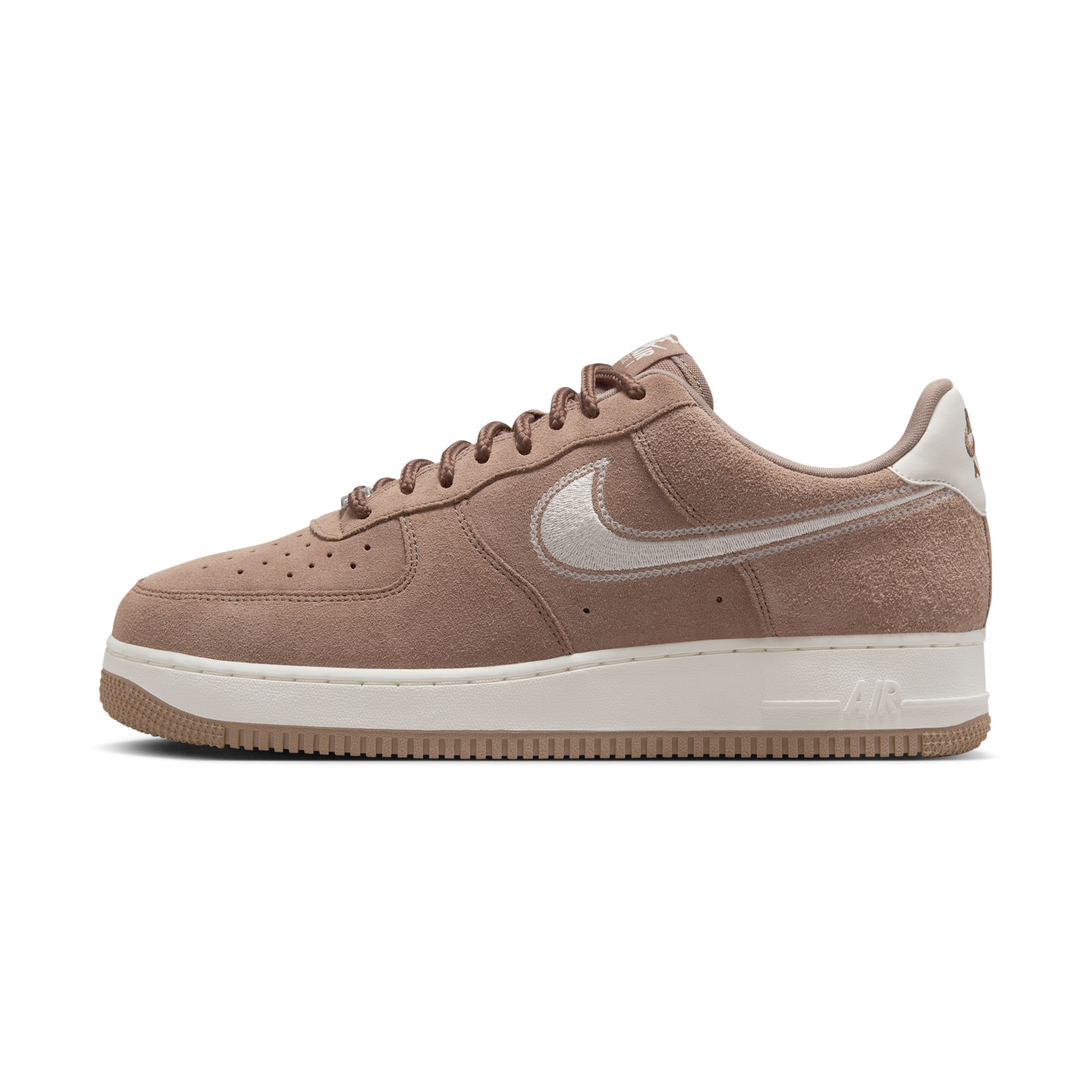 Nike Air Force 1 Low '07 LV8 Mink Brown Embroidered Swoosh