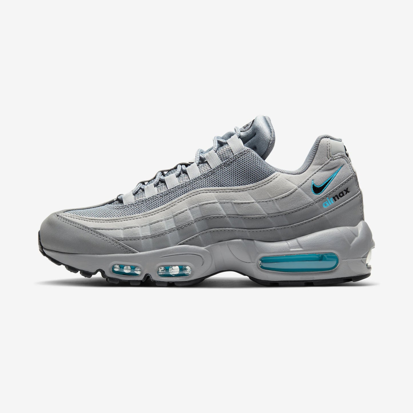 Nike Air Max 95 Retro Logo Grey Aqua