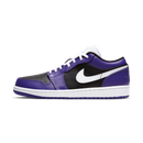 Jordan 1 Low Court Purple Black