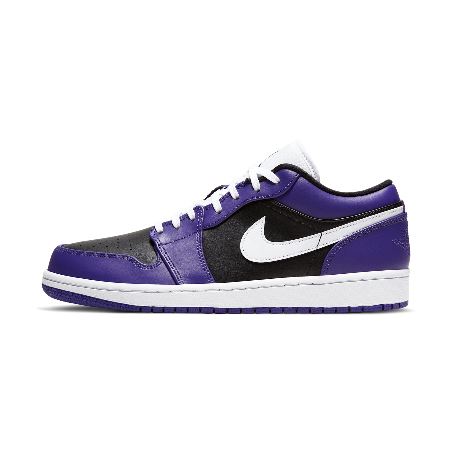 Jordan 1 Low Court Purple Black