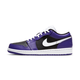 Jordan 1 Low Court Purple Black