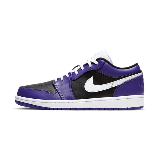 Jordan 1 Low Court Purple Black