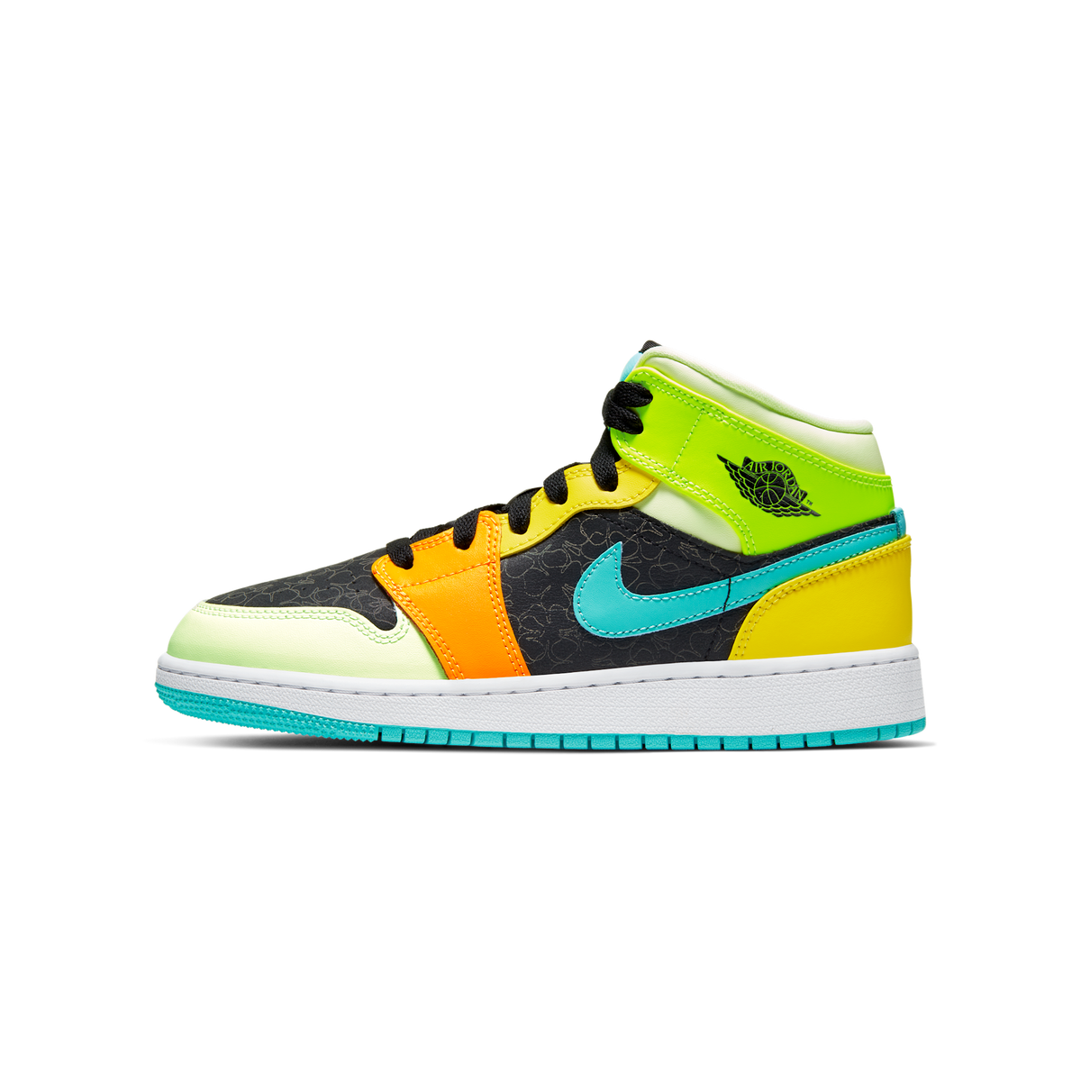 Jordan 1 Mid SE Aurora Green (GS)