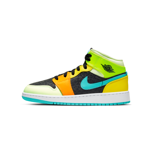 Jordan 1 Mid SE Aurora Green (GS)