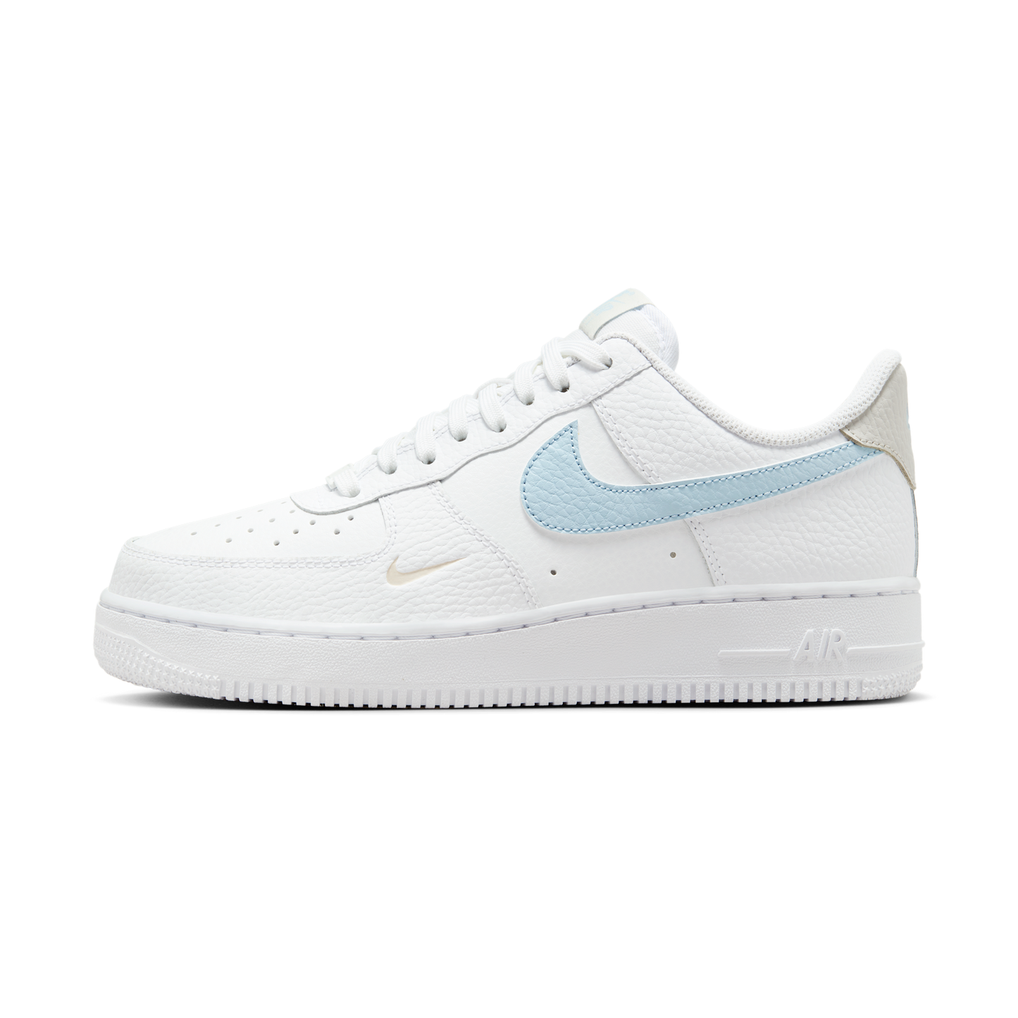 Nike Air Force 1 Low White Light Armory Blue Mini Swoosh (Women's)