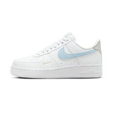 Nike Air Force 1 Low White Light Armory Blue Mini Swoosh (Women's)