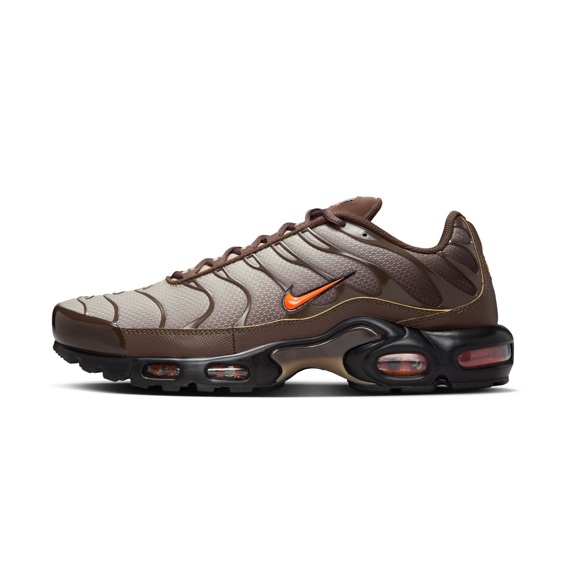 Nike Air Max Plus Baroque Brown Safety Orange