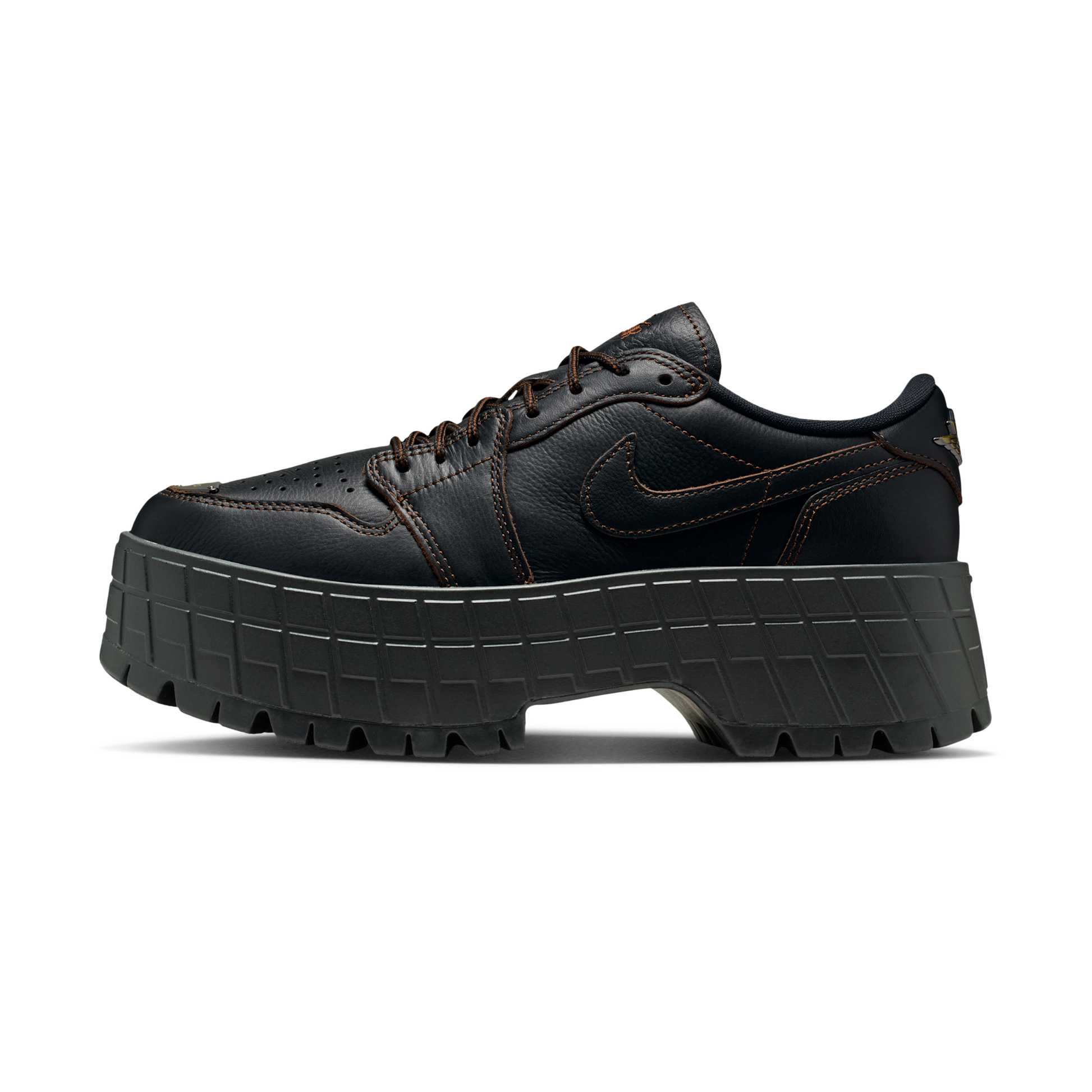 Jordan 1 Low Brooklyn Black Cacao Wow (Women's)