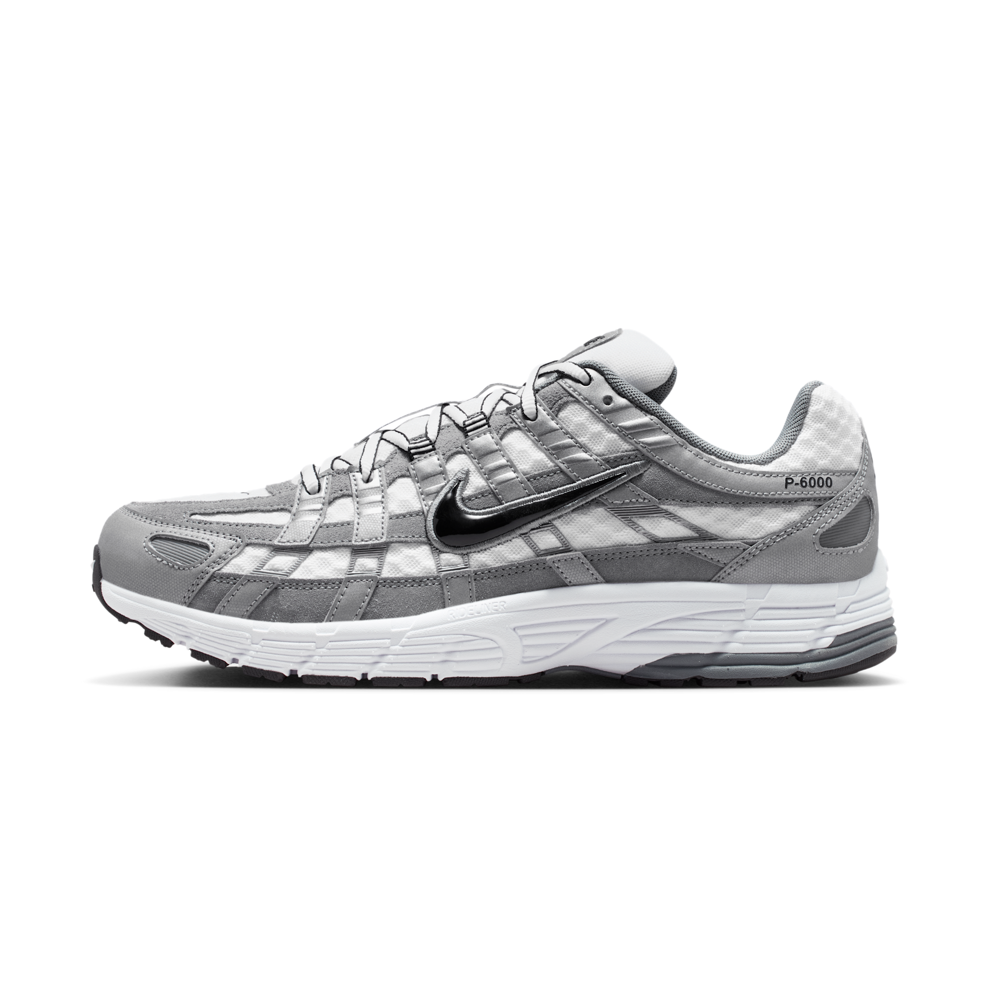 Nike P-6000 White Metallic Cool Grey Black