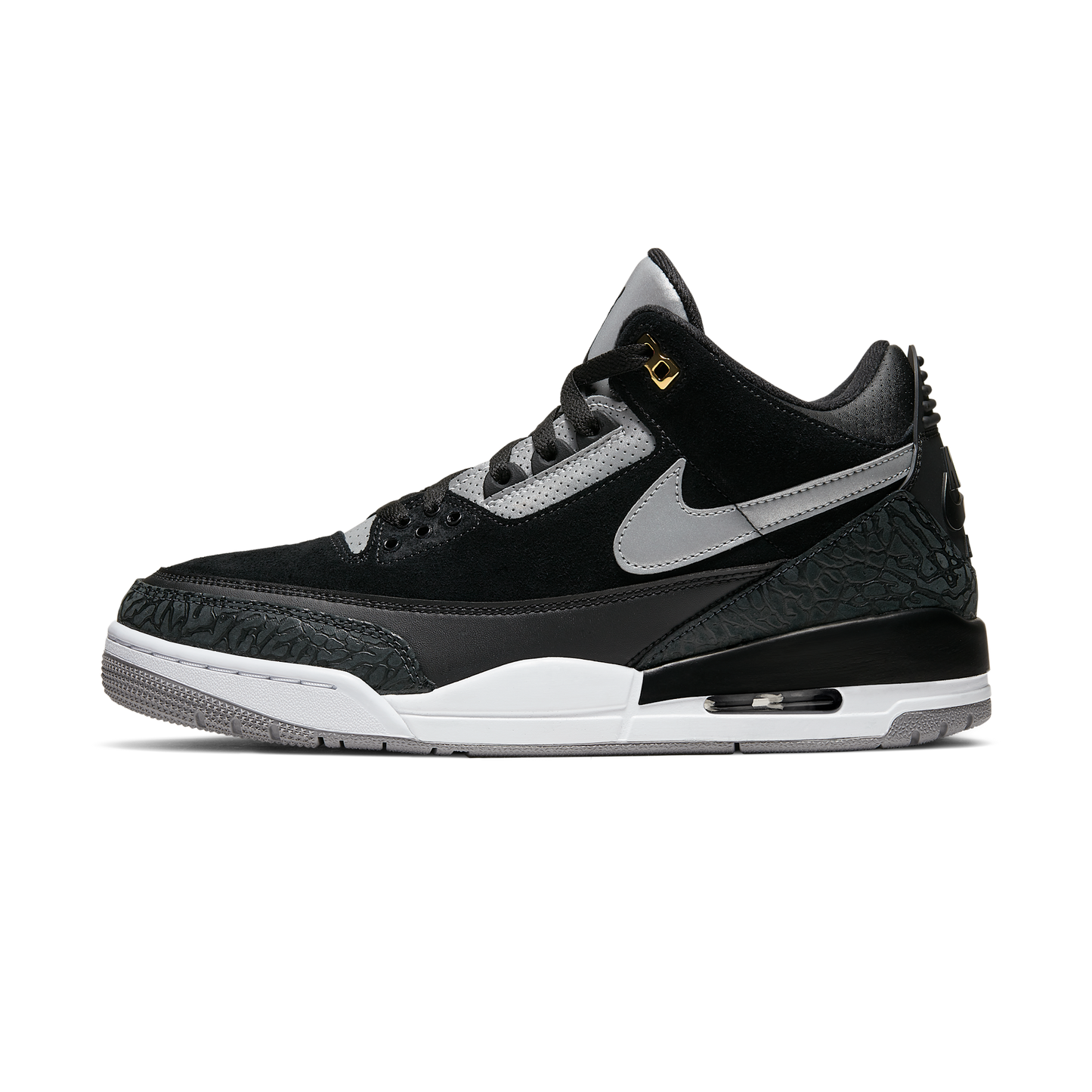 Jordan 3 Retro Tinker Black Cement Gold