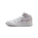 Jordan 1 Mid SE Distressed White Field Silver (GS)