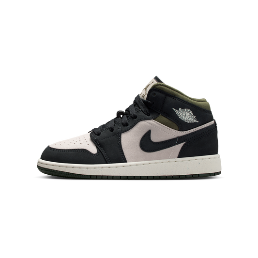 Jordan 1 Mid Off Noir Medium Olive (GS)