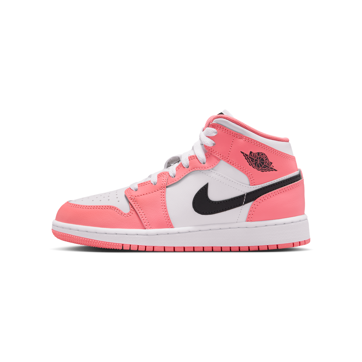 Jordan 1 Mid Pink Gaze (GS)