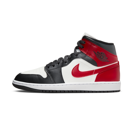 Jordan 1 Mid Gym Red Off Noir (Women's)