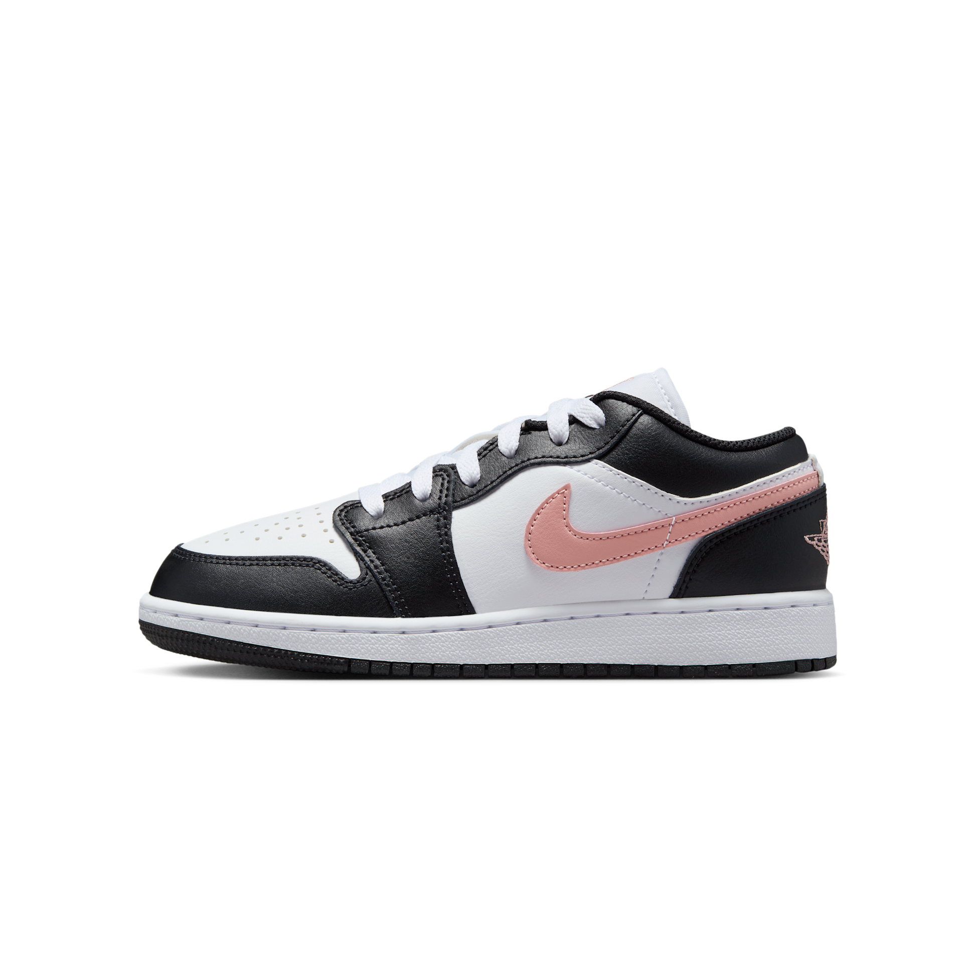 Jordan 1 Low White Black Rust Pink (GS)