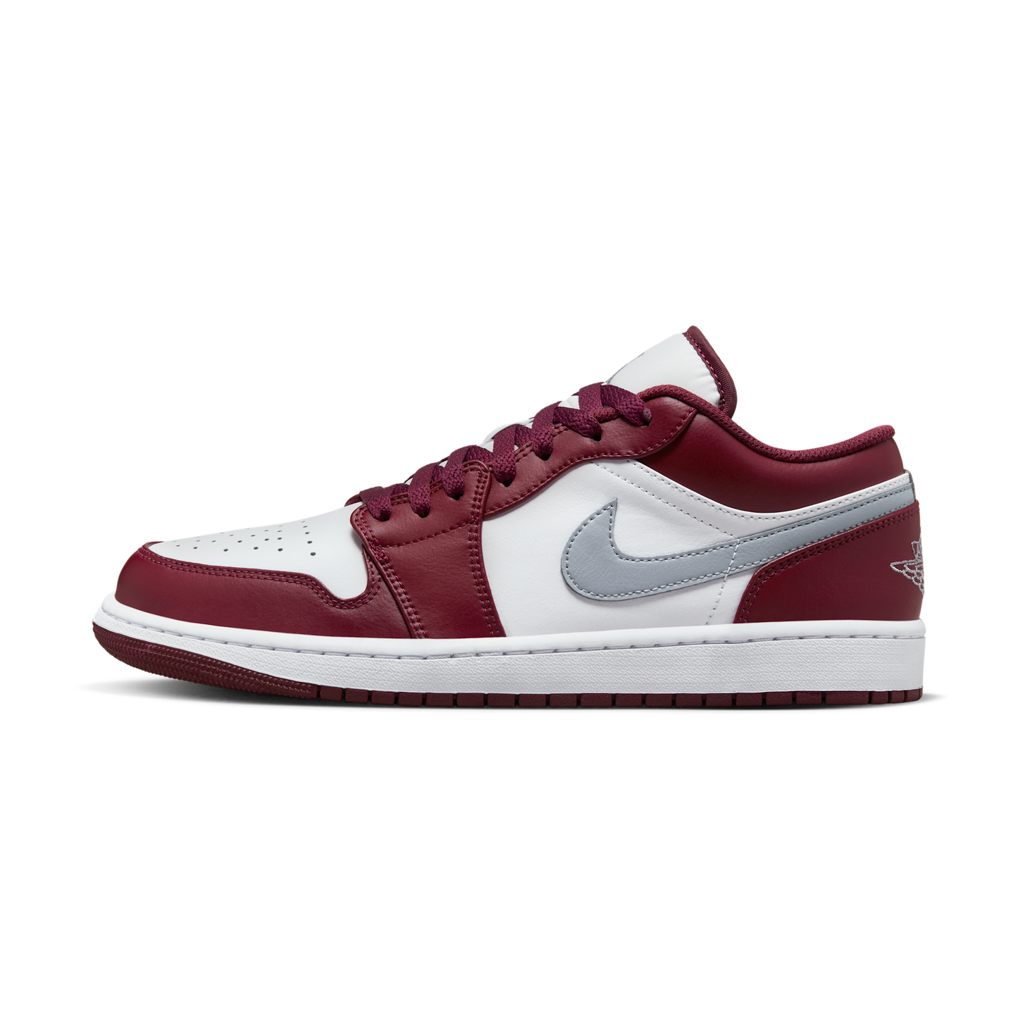 Jordan 1 Low White Bordeaux