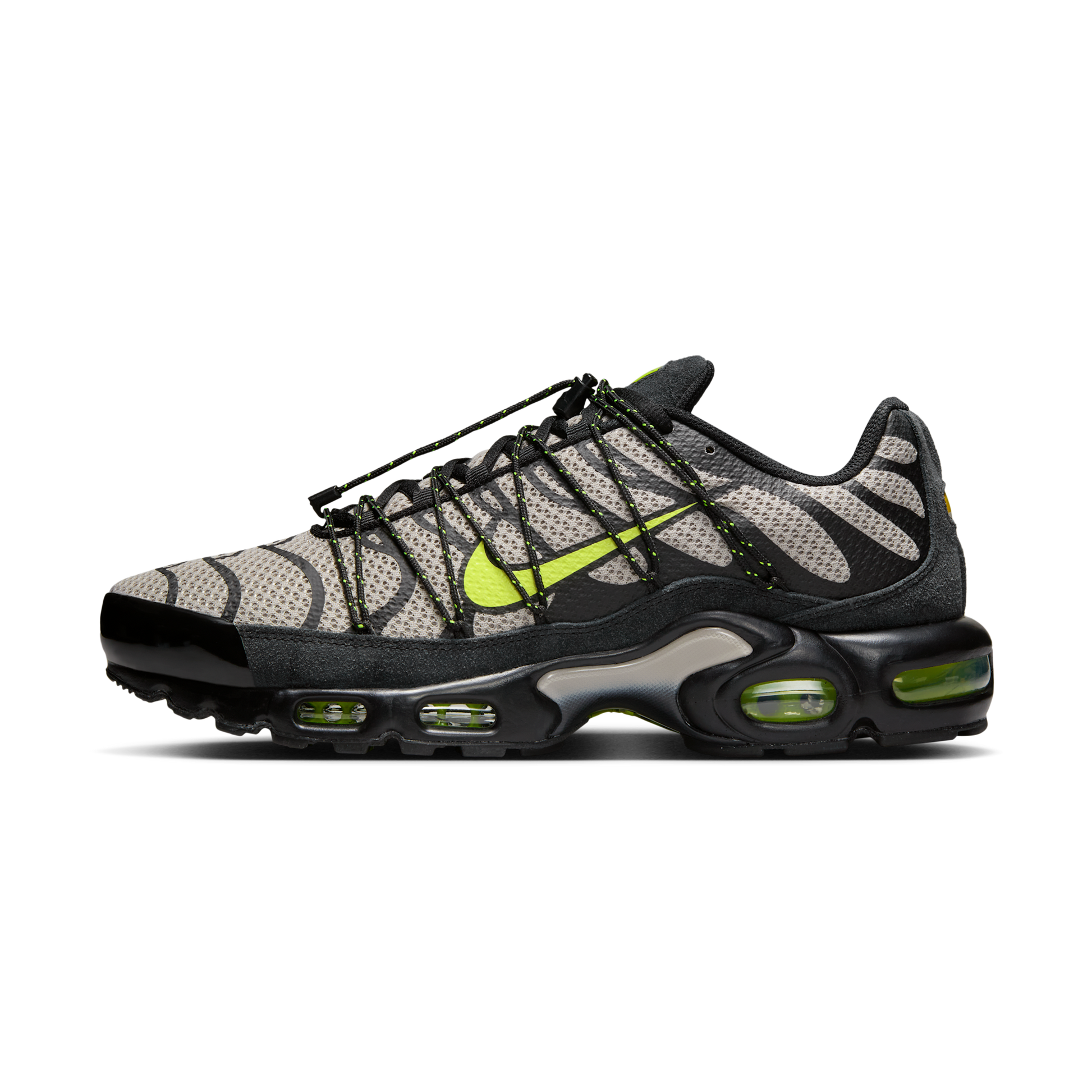 Nike Air Max Plus Utility Black College Grey Volt