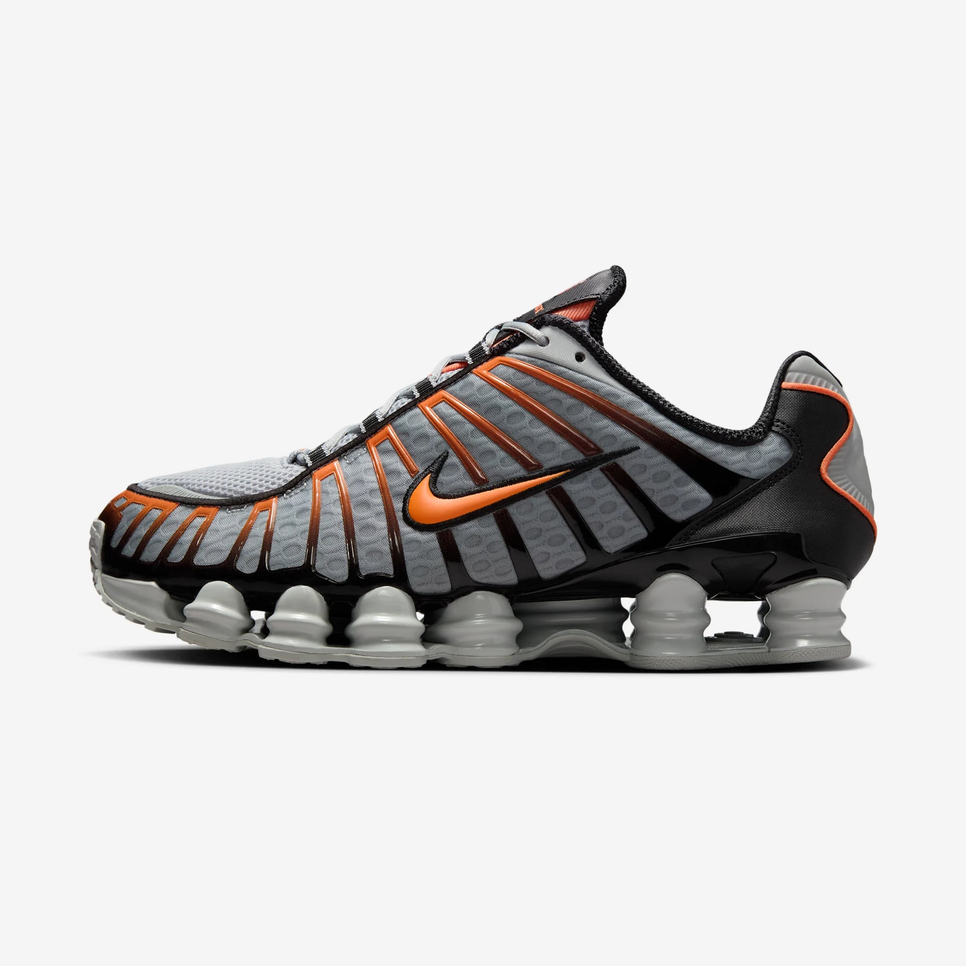 Nike Shox TL Light Smoke Grey Black Bright Mandarin
