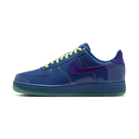 Nike Air Force 1 Low Patent Leather Mystic Navy Grape Ice