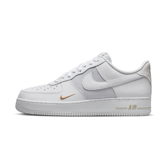 Nike Air Force 1 Low White Desert Khaki Mini Swoosh