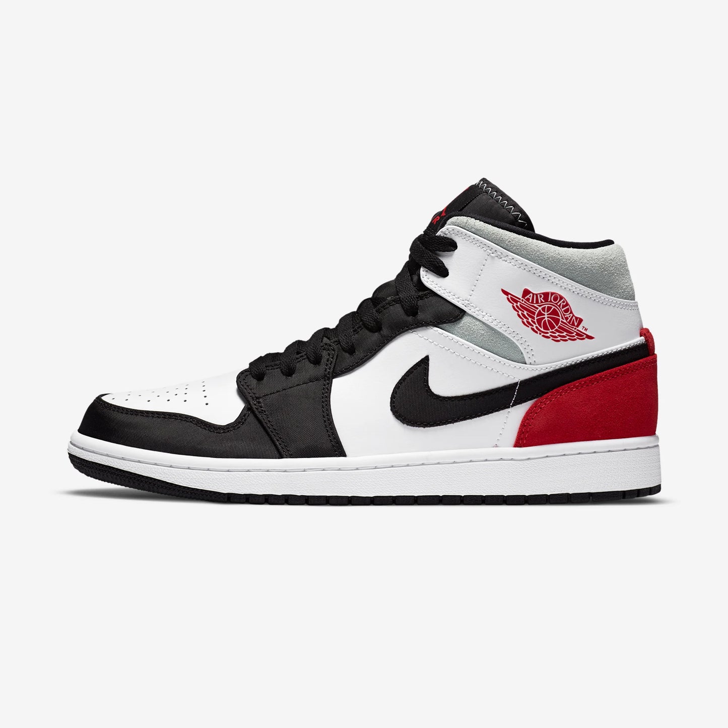 Jordan 1 Mid SE Red Black Toe